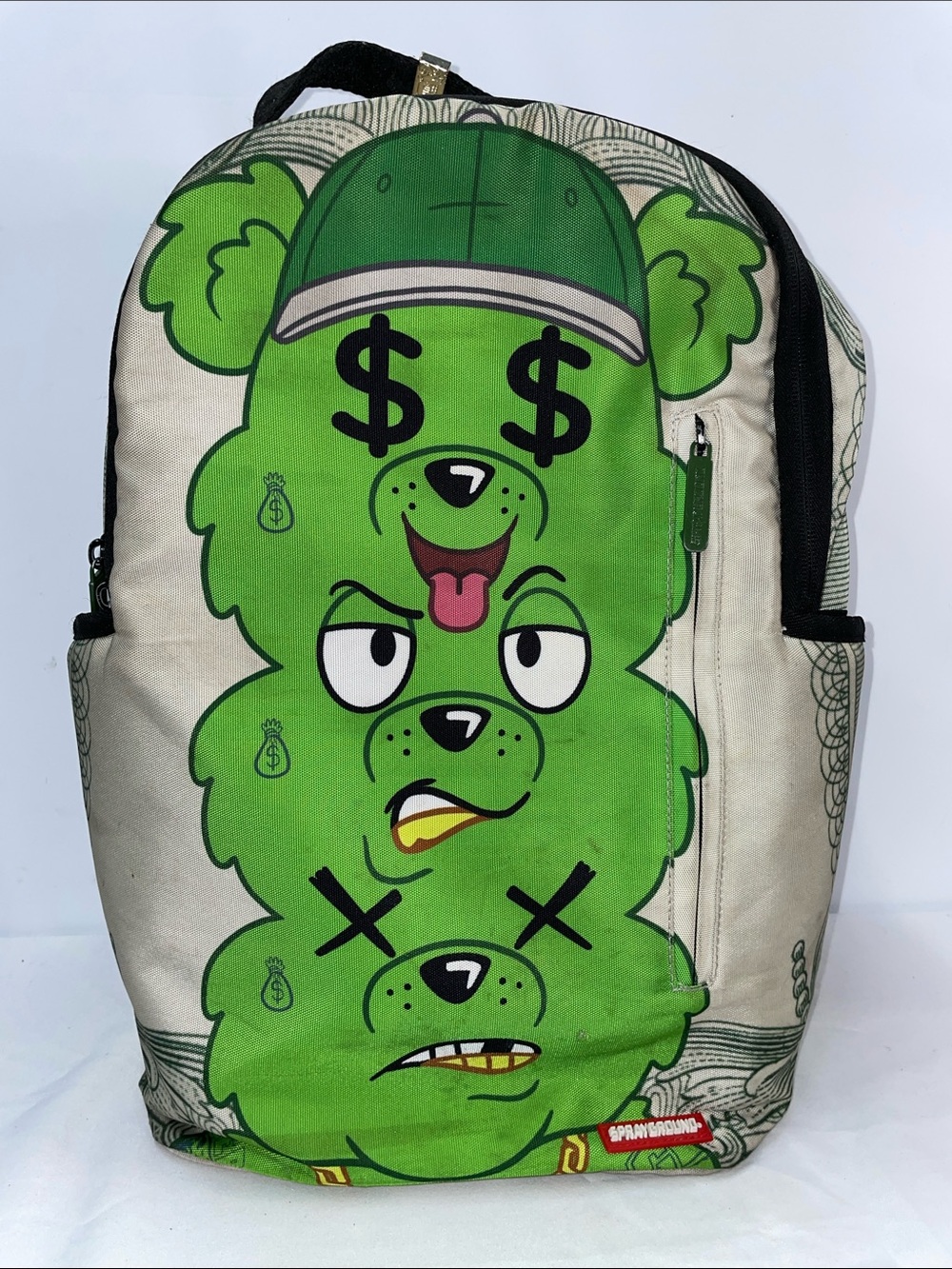 SPRAYGROUND MONEY BEAR SEEING TRIPLE BACKPACK FTL-07-172